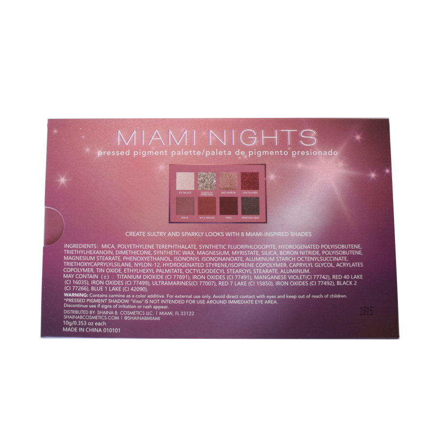 Miami Nights Pressed Pigment Palette